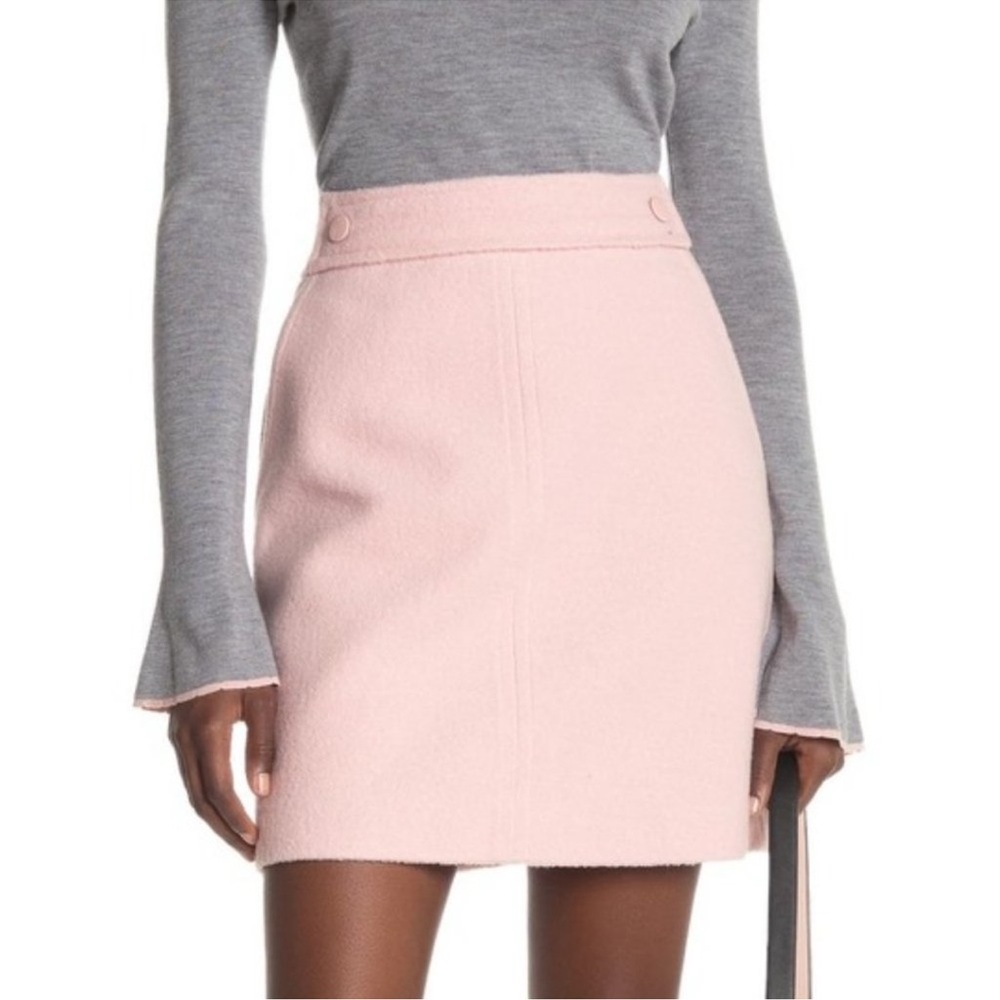 Tory Burch Blush High Rise Wool Blend Skirt - Size 6